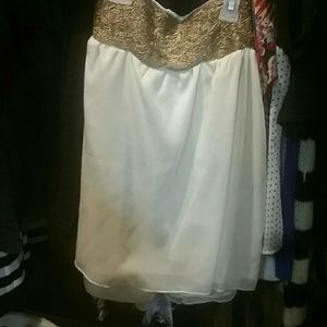 Top/or  skirt hand beaded